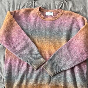 Old Navy Women's Multicolor Crewneck Sweater